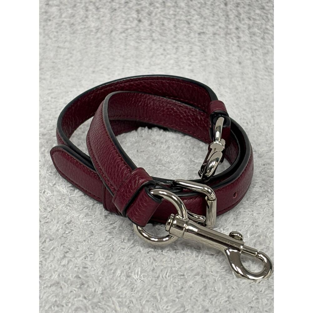 Coach Burgundy Harley East West Pebbled Leather Hobo F38250 #76955 - Picture 13 of 13